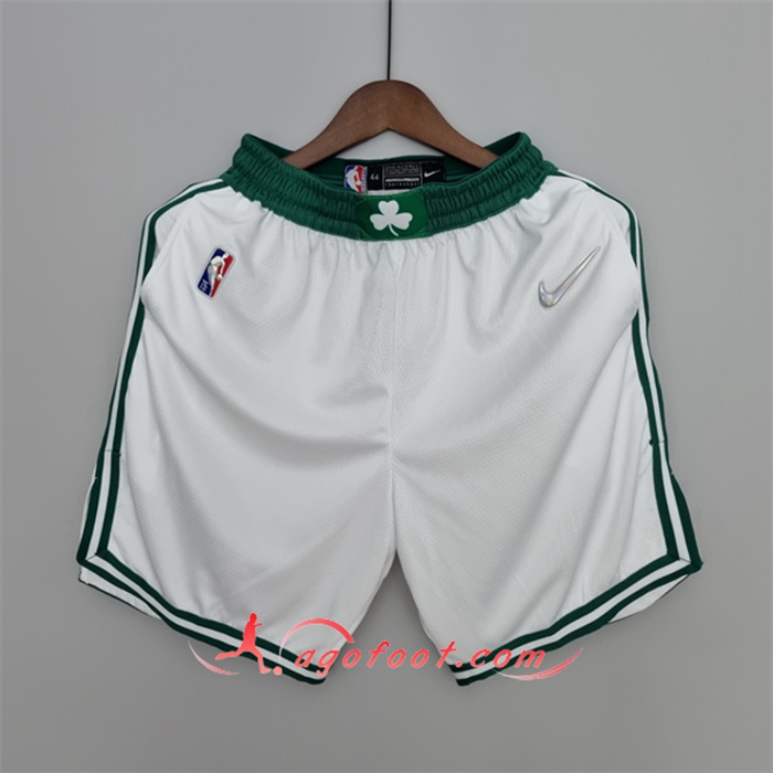Shorts NBA Boston Celtics Blanc 75th Anniversary