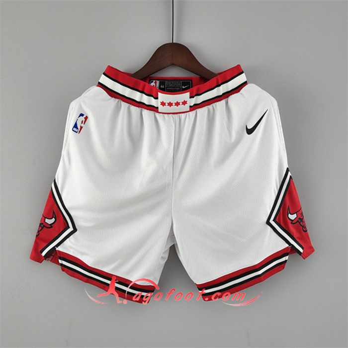 Shorts NBA Chicago Bulls Blanc