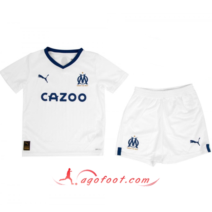Nouveau Maillot de Foot Marseille Enfant Domicile 2022/2023