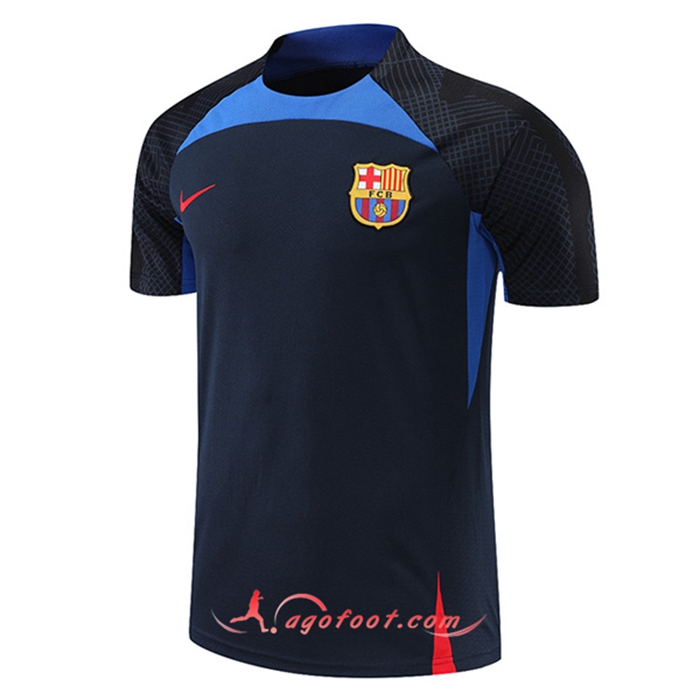 Training T-Shirts FC Barcelone Bleu Marin 2022/2023