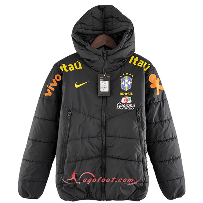 Doudoune Du Foot Bresil Noir 2022/2023