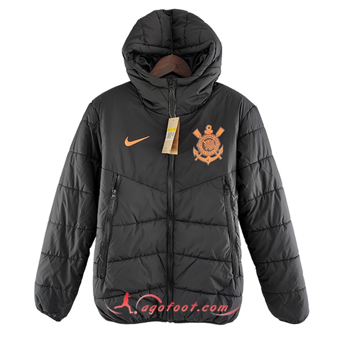 Doudoune Du Foot Corinthians Noir 2022/2023