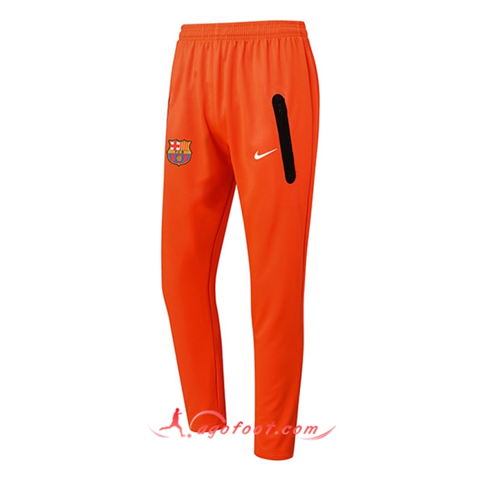 Pantalon Foot FC Barcelone Orange 2022/2023