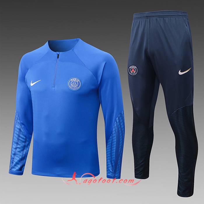 Ensemble Survetement de Foot PSG Enfant Bleu 2022/2023