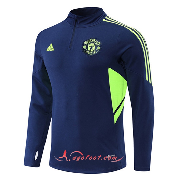 Sweatshirt Training Manchester United Bleu Marin 2022/2023