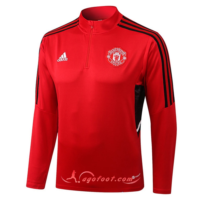 Sweatshirt Training Manchester United Rouge/Noir 2022/2023