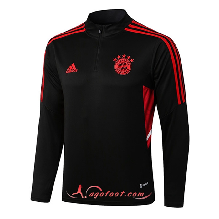 Sweatshirt Training Bayern Munich Noir/Rouge 2022/2023