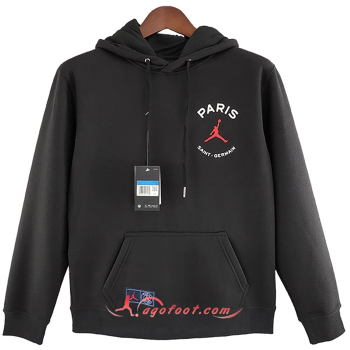 Sweatshirt Training Capuche Jordan PSG Noir 2022/2023