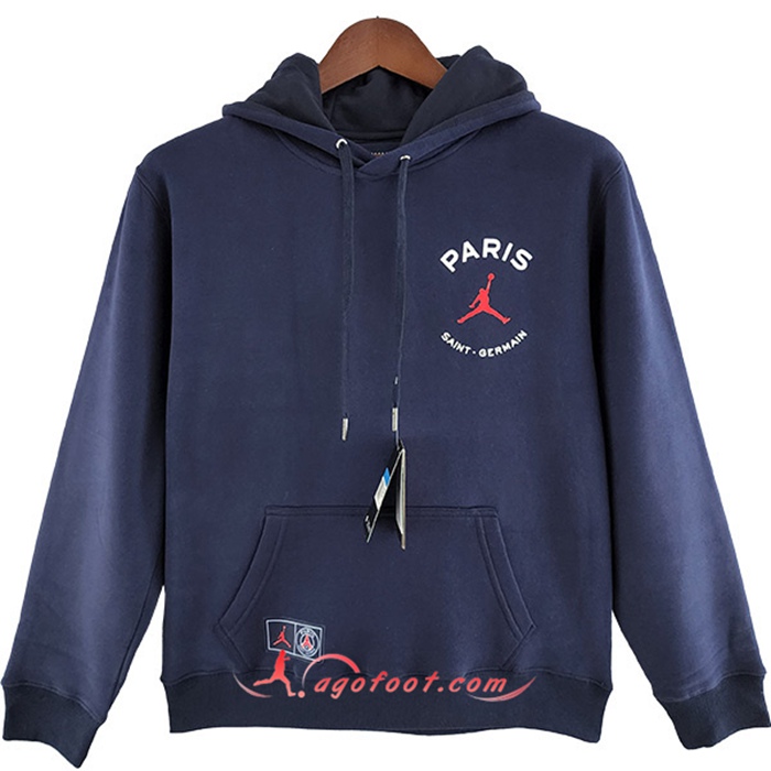 Sweatshirt Training Capuche Jordan PSG Bleu Marin 2022/2023