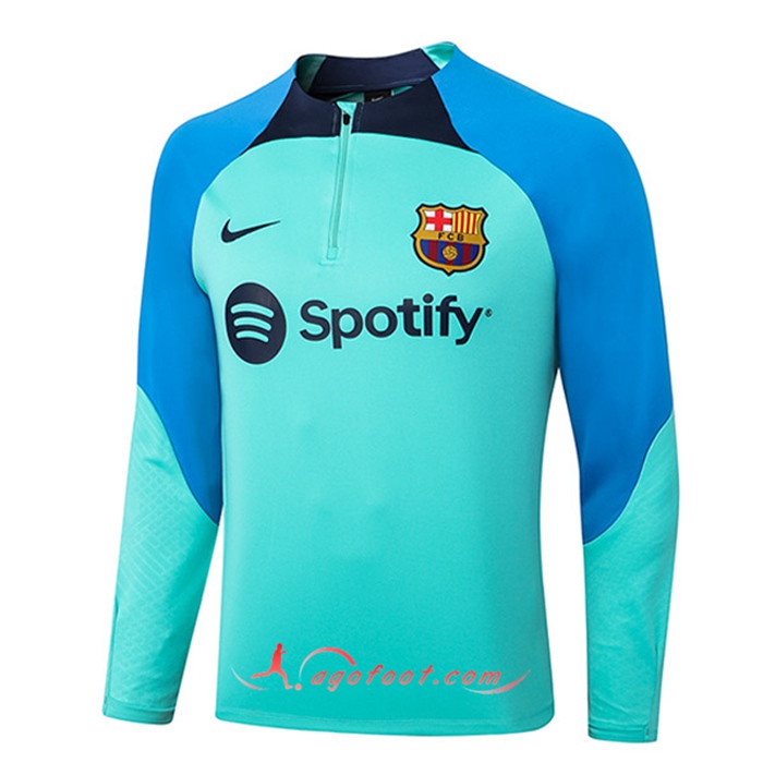 Sweatshirt Training FC Barcelone Bleu Clair 2022/2023