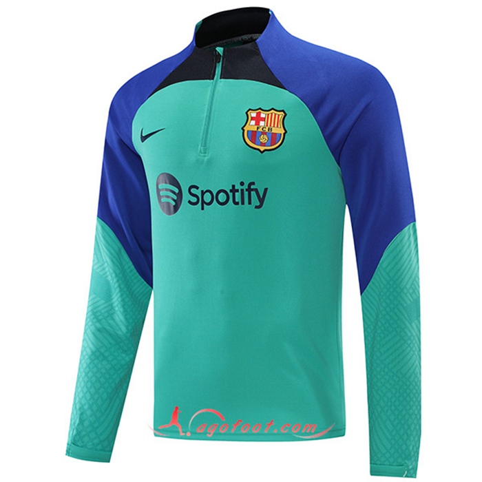 Sweatshirt Training NIKE FC Barcelone Bleu Clair 2022/2023
