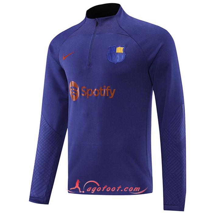 Sweatshirt Training FC Barcelone Pourpre 2022/2023