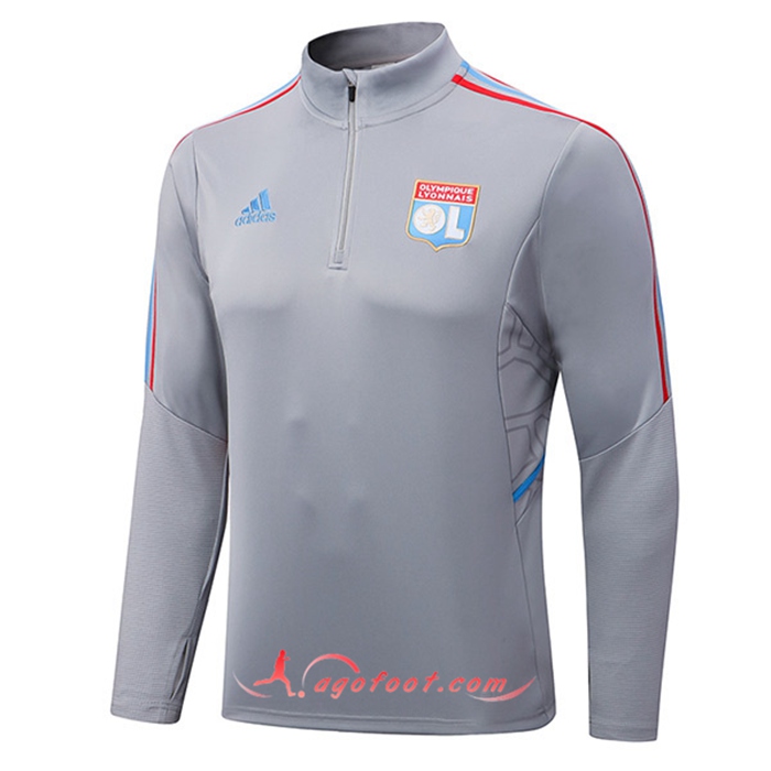 Sweatshirt Training Lyon Gris 2022/2023