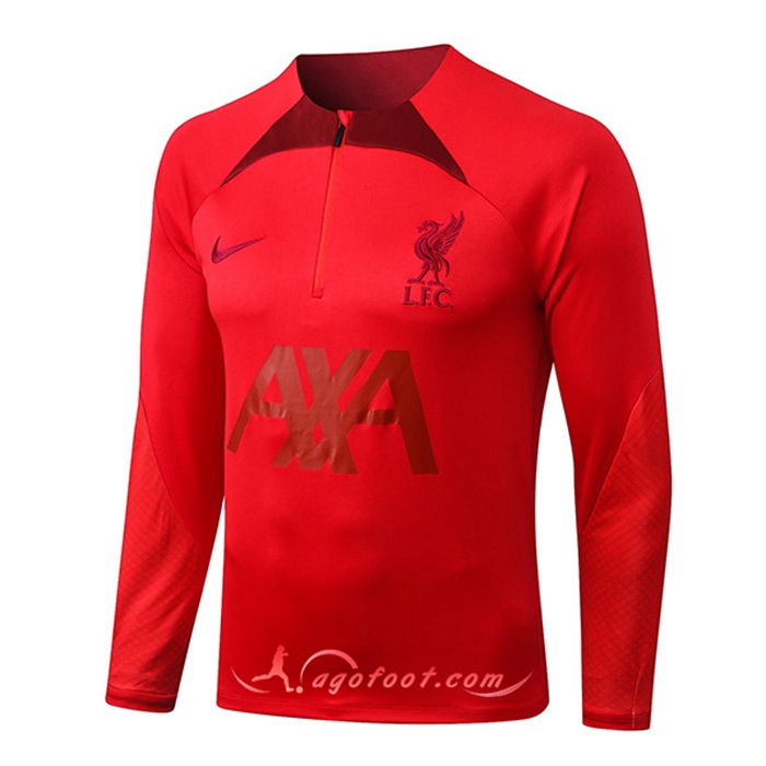 Sweatshirt Training FC Liverpool Rouge 2022/2023