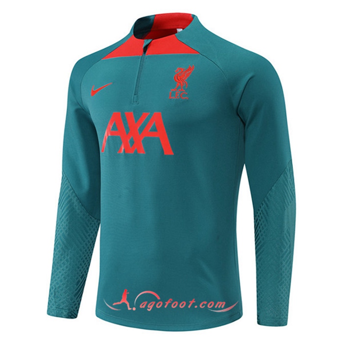 Sweatshirt Training FC Liverpool Vert 2022/2023