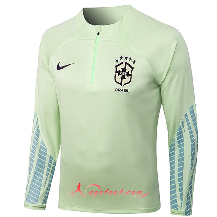 Sweatshirt Training Bresil Vert 2022/2023