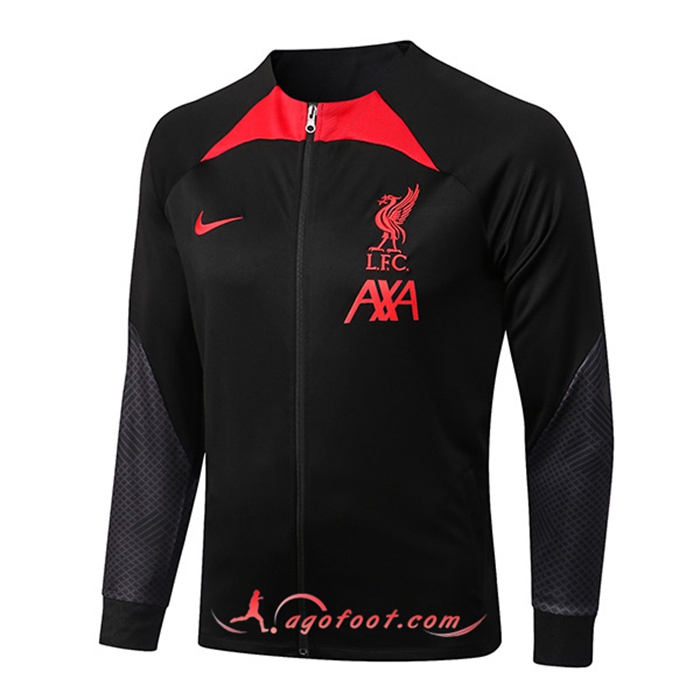 Veste Foot FC Liverpool Noir/Rouge 2022/2023