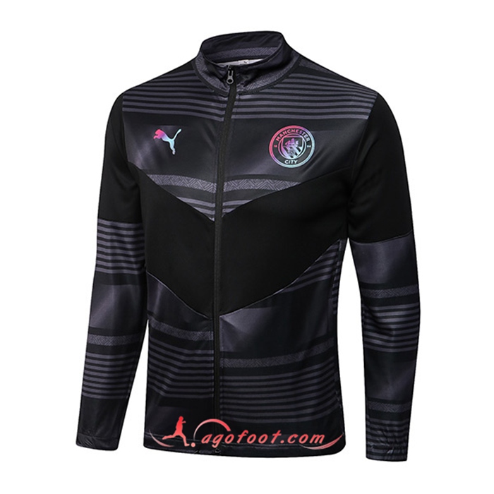 Veste Foot Manchester City Noir/Gris 2022/2023