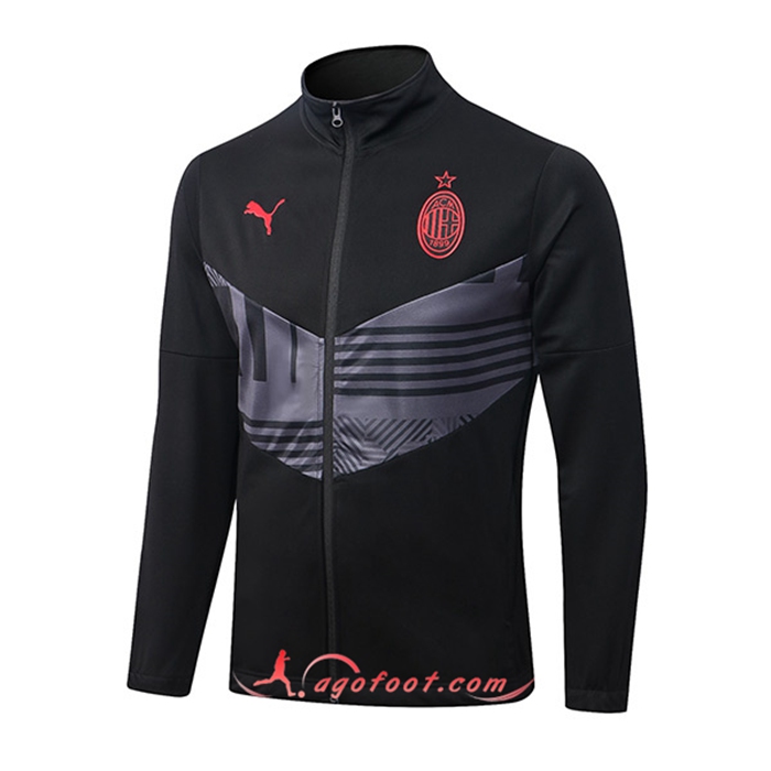 Veste Foot Milan AC Noir/Gris 2022/2023