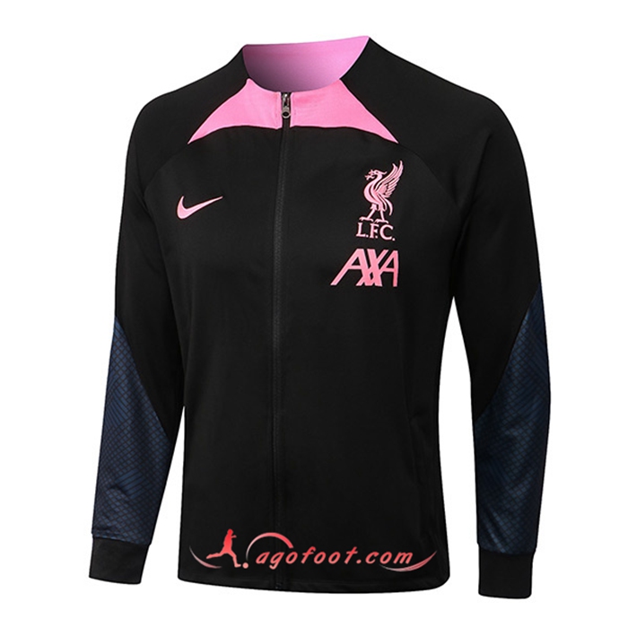 Veste Foot FC Liverpool Noir/Rose 2022/2023