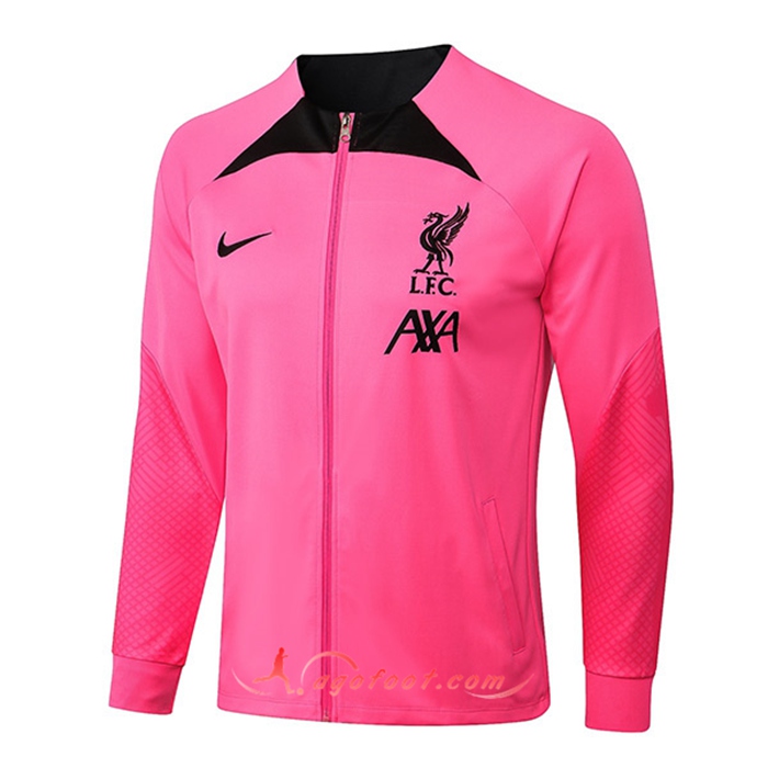 Veste Foot FC Liverpool Rose/Noir 2022/2023