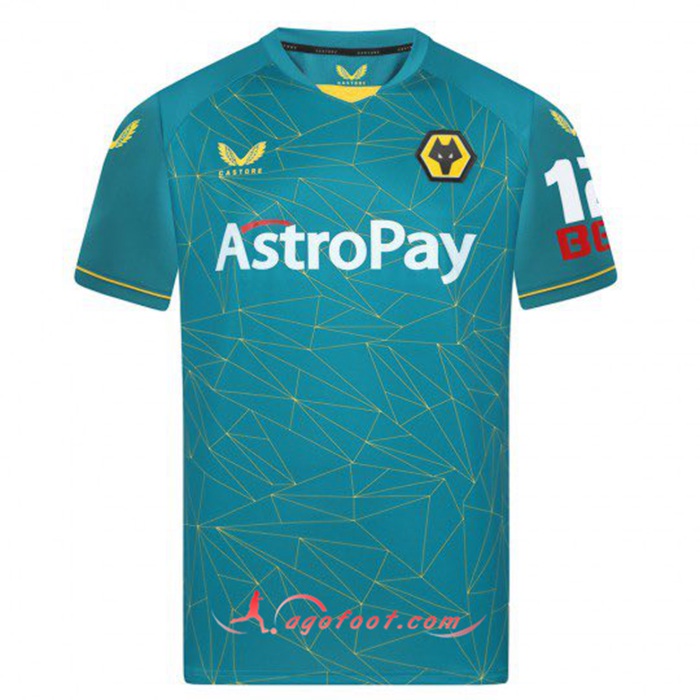 Nouveau Maillot de Foot Wolves Exterieur 2022/2023
