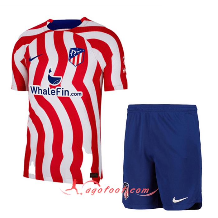 Ensemble Maillot Foot Atletico Madrid Domicile + Short 2022/2023