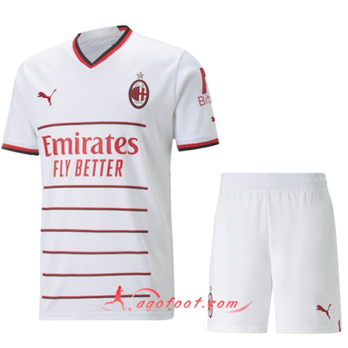 Ensemble Maillot Foot Milan AC Exterieur + Short 2022/2023