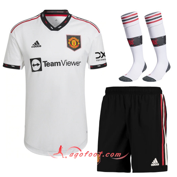 Ensemble Maillot Foot Manchester United Exterieur (Short + Chaussettes) 2022/2023