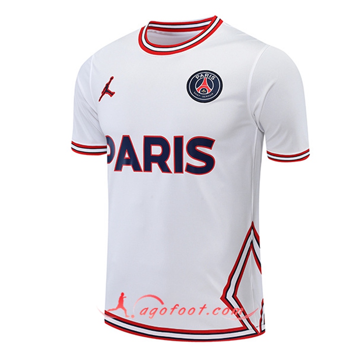 Training T-Shirts Jondan PSG Blanc 2022/2023
