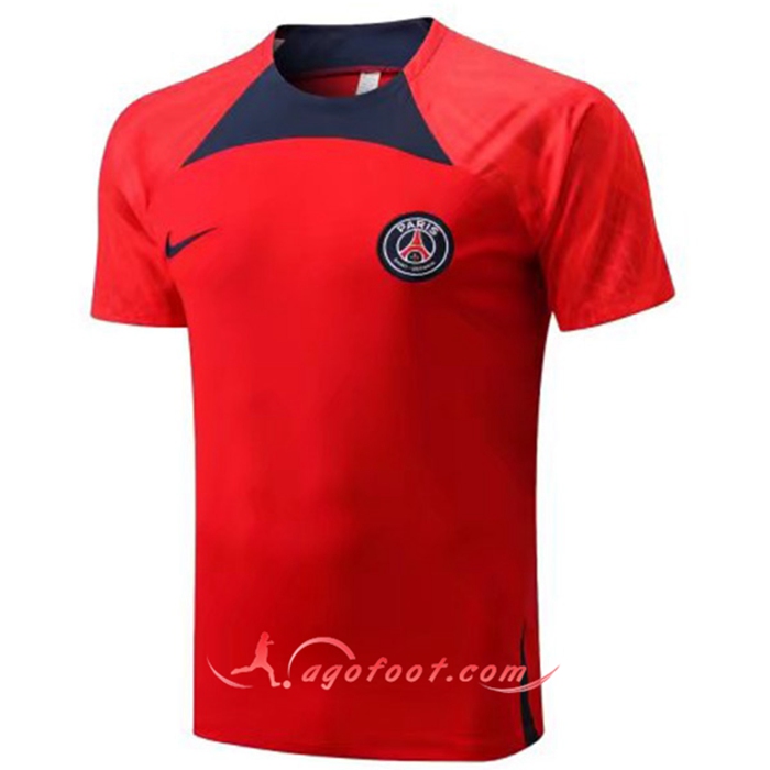 Training T-Shirts PSG Rouge/Noir 2022/2023