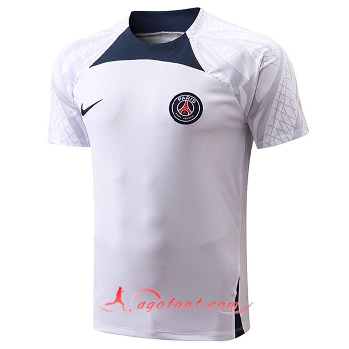 Training T-Shirts PSG Noir/Blanc 2022/2023