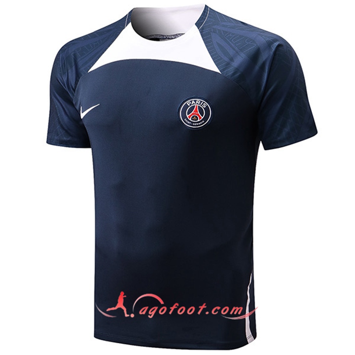 Training T-Shirts PSG Blanc/Bleu 2022/2023