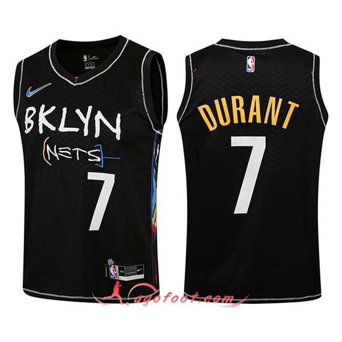 Maillot Brooklyn Nets (DURANT #7) Noir