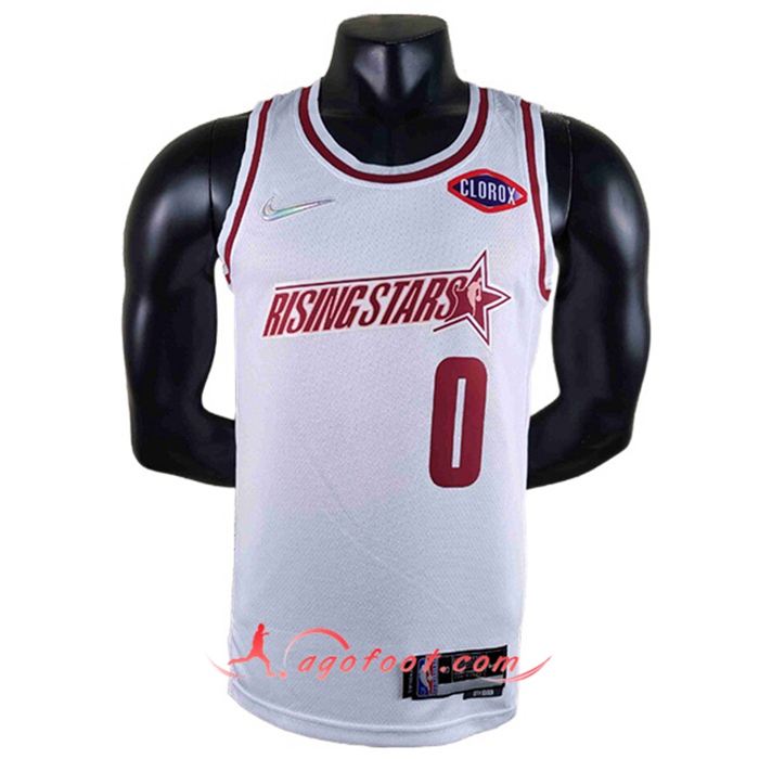 Maillot American All-Star (HALIBURTON #0) Blanc