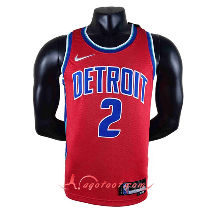 Maillot Detroit Pistons (CUNNINGHAM #2) Rouge