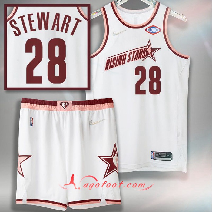 Maillot American All-Star (STEWART #28) Blanc