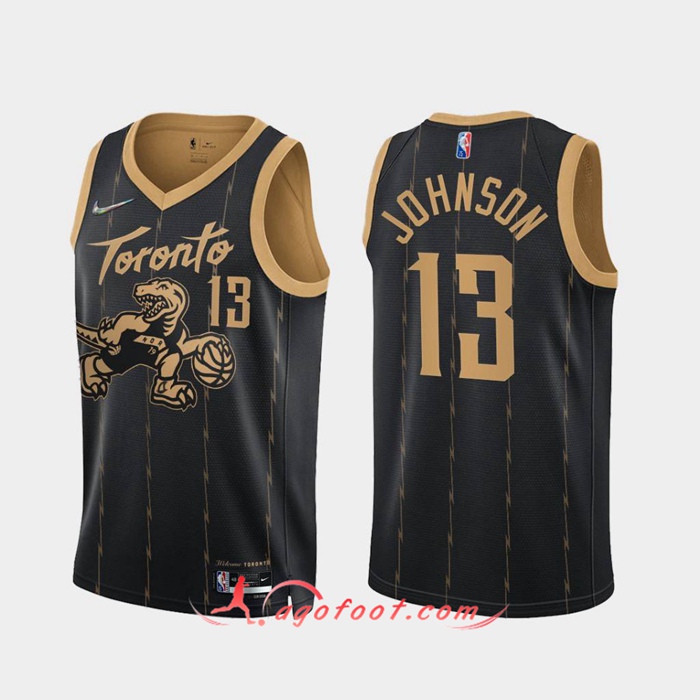 Maillot Toronto Raptors (JOHNSON #13) Noir