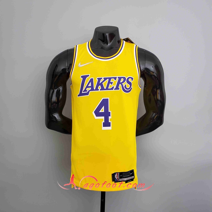Maillot Los Angeles Lakers (RONDO #4) Jaune