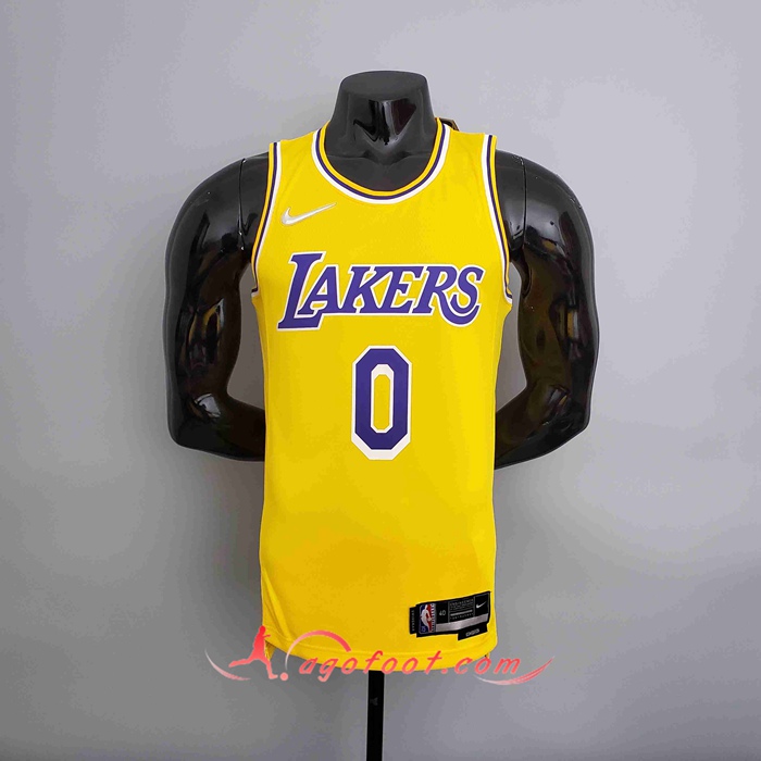 Maillot Los Angeles Lakers (WESTBROOK #0) Jaune
