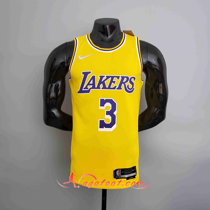 Maillot Los Angeles Lakers (DAVIS #3) Jaune