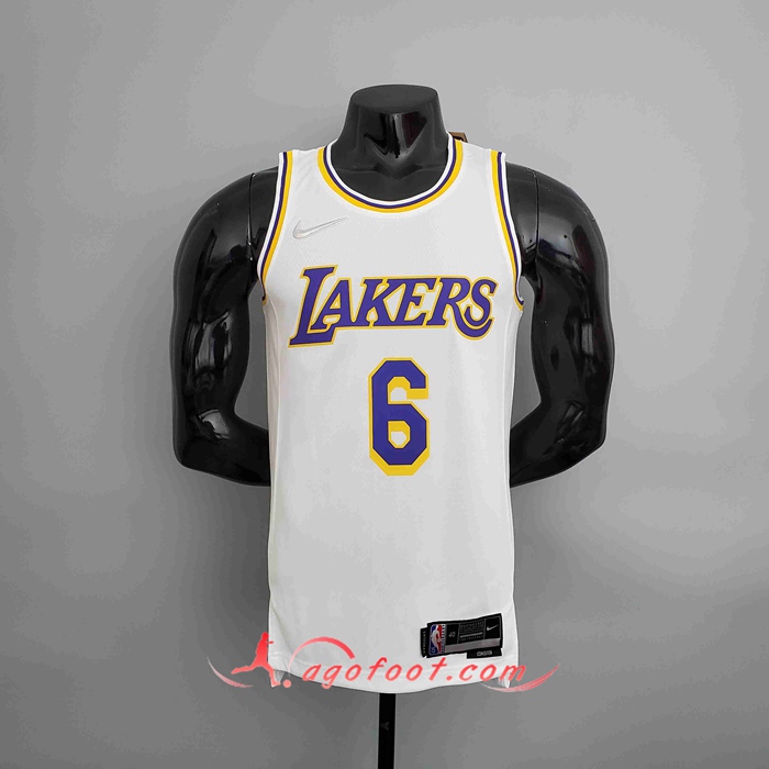 Maillot Los Angeles Lakers (JAMES #6) Blanc