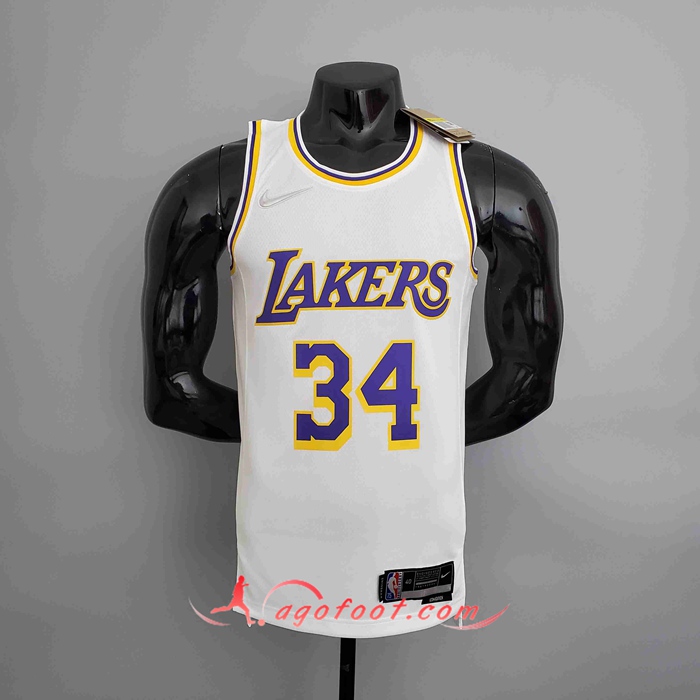 Maillot Los Angeles Lakers (O'NEAL #34) Blanc