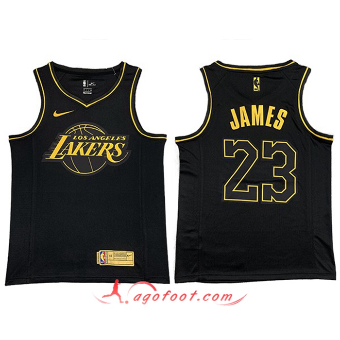Maillot Los Angeles Lakers (JAMES #23) Noir