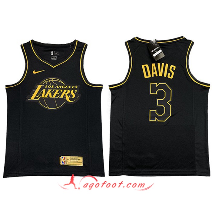 Maillot Los Angeles Lakers (DAVIS #3) Noir
