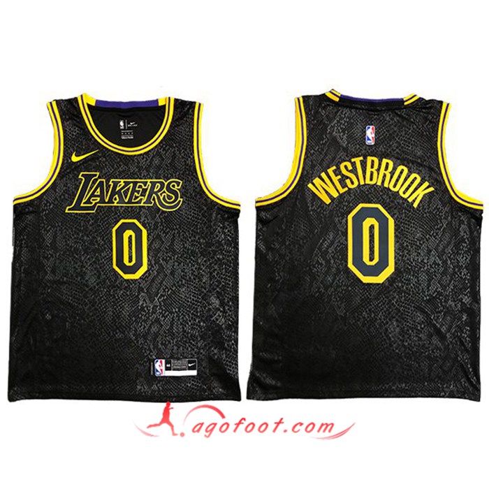 Maillot Los Angeles Lakers (WESTBROOK #0) Noir