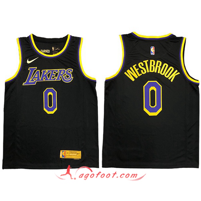 Maillot Los Angeles Lakers (WESTBROOK #0) Noir