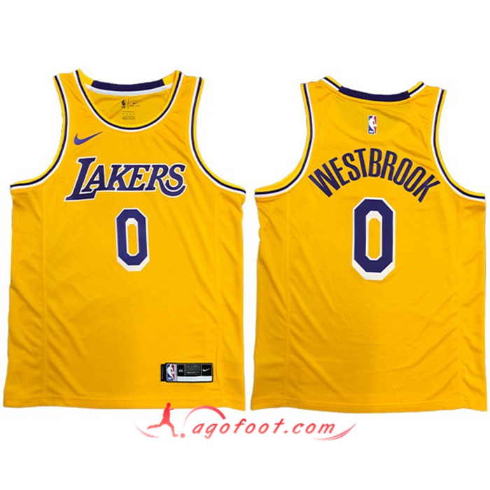 Maillot Los Angeles Lakers (WESTBROOK #0) Jaune