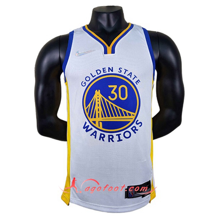 Maillot Golden State Warriors (CURRY #30) Blanc