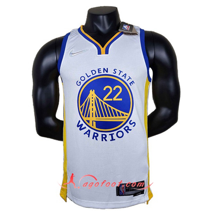 Maillot Golden State Warriors (WIGGINS #22) Blanc